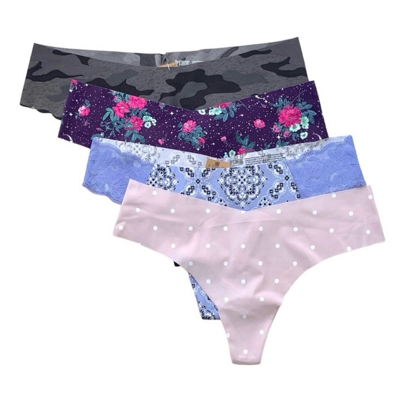 4pk Victoria’s Secret Thong Panty Lot XL new - Picture 5 of 5